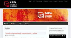 Desktop Screenshot of abifa.org.br