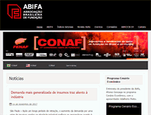 Tablet Screenshot of abifa.org.br